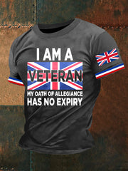 Mens Veteran Oath No Expiry T Shirt