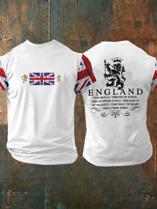 Men's British Shakespeare Printed T-shirt