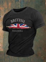 Men's British Inside&Out Printed T-shirt