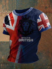 Men's Proud To Be British Printed T-shirt