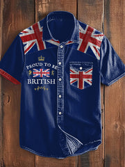 Men's Proud To Be British Printed Shirt