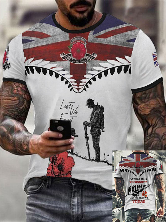 Men's THEY GAVE THEIR TOMORROW SO WE COULD HAVE OUR TODAY T-shirt