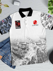 Men's D-DAY 81ST ANNIVERSARY Short Sleeve Polo Shirt