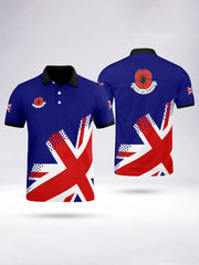 Men's Lest We Forget Short Sleeve Polo Shirt