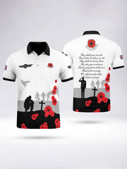 Men's Honour Our Royal Air Force Short Sleeve Polo Shirt