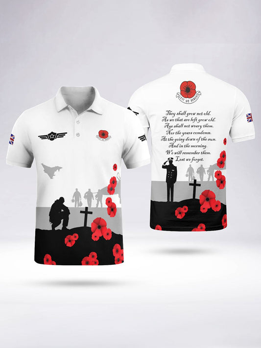 Men's Honour Our Royal Air Force Short Sleeve Polo Shirt