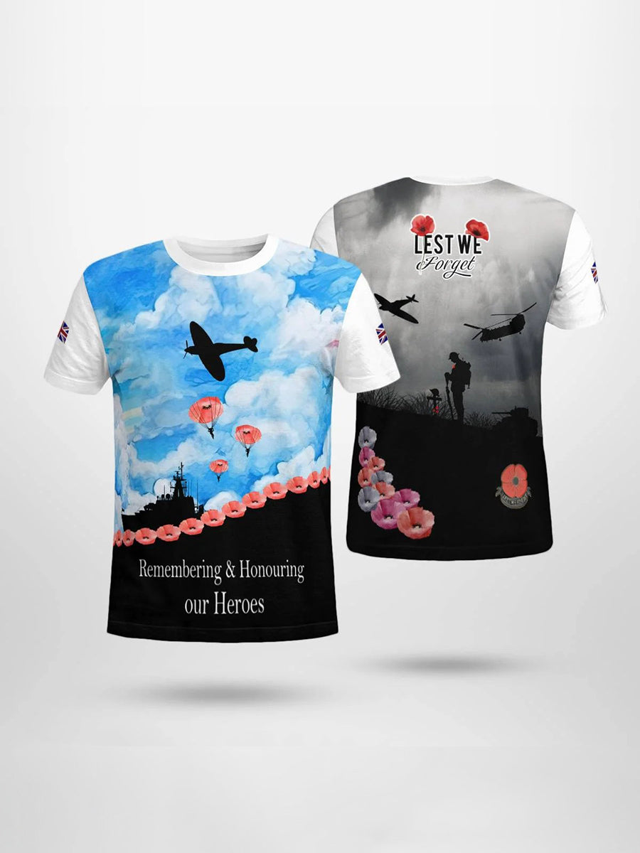 Men's LEST WE FORGET short sleeves t-shirt