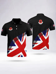 Men's LEST WE FORGET Short Sleeve Polo Shirt