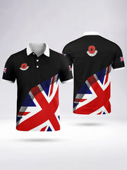 Men's LEST WE FORGET Short Sleeve Polo Shirt
