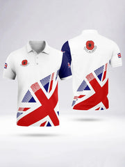 Men's LEST WE FORGET Short Sleeve Polo Shirt