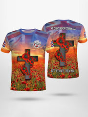 Men's Poppy Cross Short Sleeves T-shirt