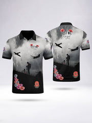 Men's Lest We Forget Short Sleeve Polo Shirt