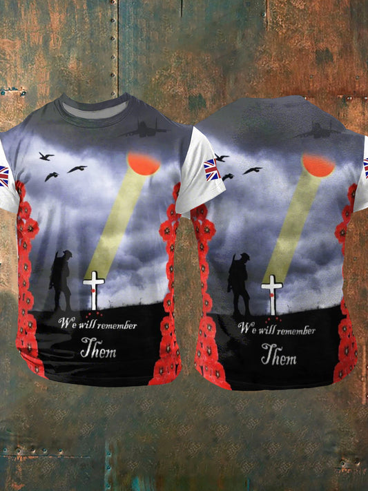 Men's LEST WE FORGET short sleeves t-shirt