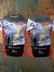 Men's LEST WE FORGET short sleeves t-shirt