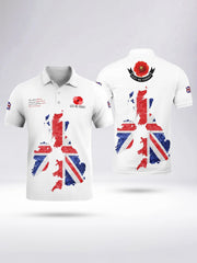 Men's THE UNITED KINGDOM LEST WE FORGET Short Sleeve Polo Shirt