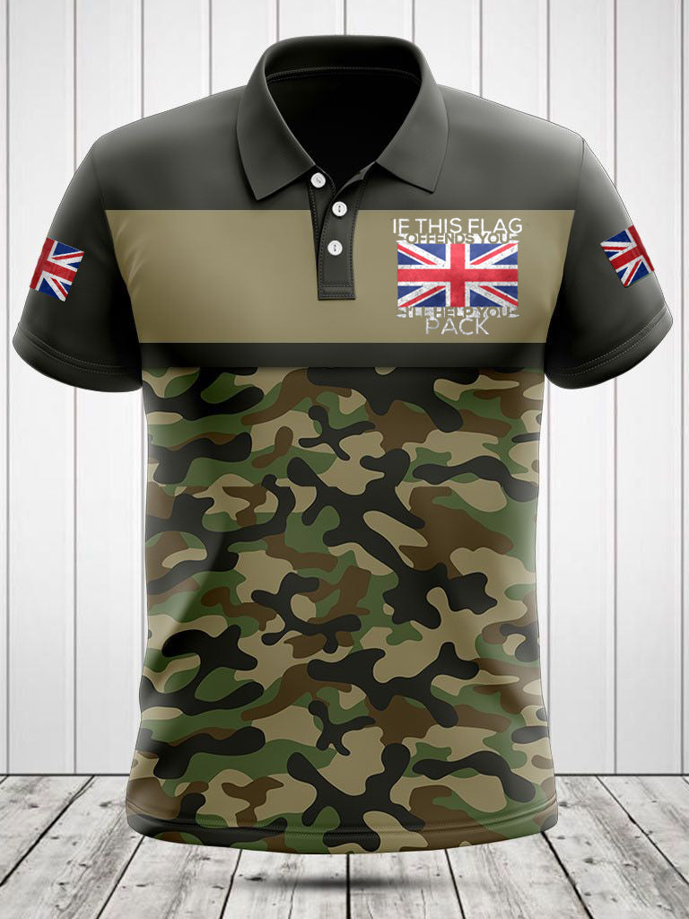 Men's short sleeve polo shirt