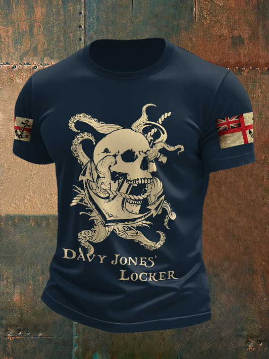 Men's   Davy Jones' Locker Printed T-shirt
