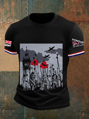 Men's UK Flaf Honour Our Armed Forces Short Sleeves Tee