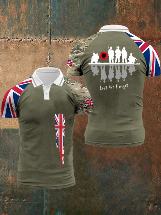 Men's Three Buttons Shoulder Sleeve T-Shirt