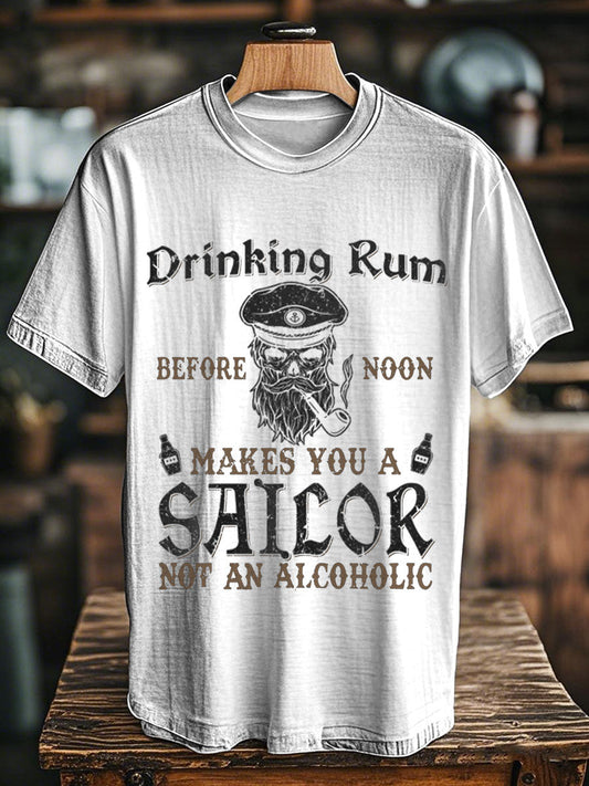 Unisex  &Rum Printed T-Shirt