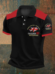Men's Men's Falklands War Veteran Embroidered Shirt