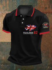 Men's Men's Falklands War Veteran Embroidered Shirt
