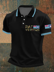 Men's  Veteran Print Casual Top