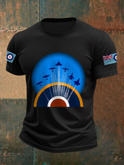 Men's  Wings Of Freedom Print Casual Tee