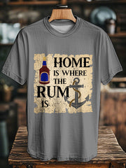 Unisex Funny  Rum Printed T-Shirt