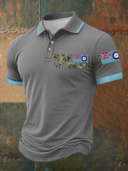 Men's  Veteran Print Casual Top