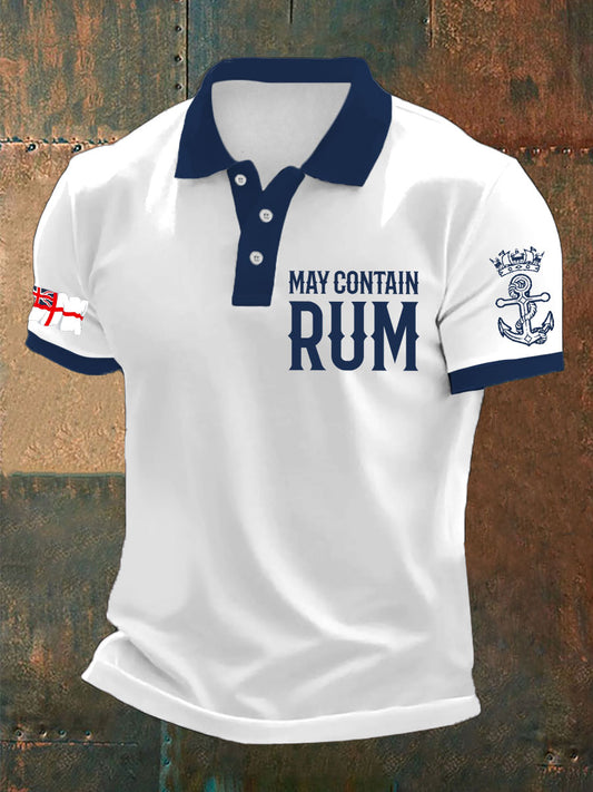 Men's   Rum Lover Printed Casual Tops
