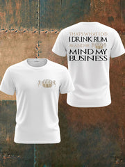 Men's Rum Lover Printed T-shirt