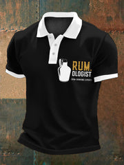 Men's   Rum Lover Printed Casual Tops