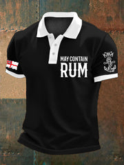 Men's   Rum Lover Printed Casual Tops