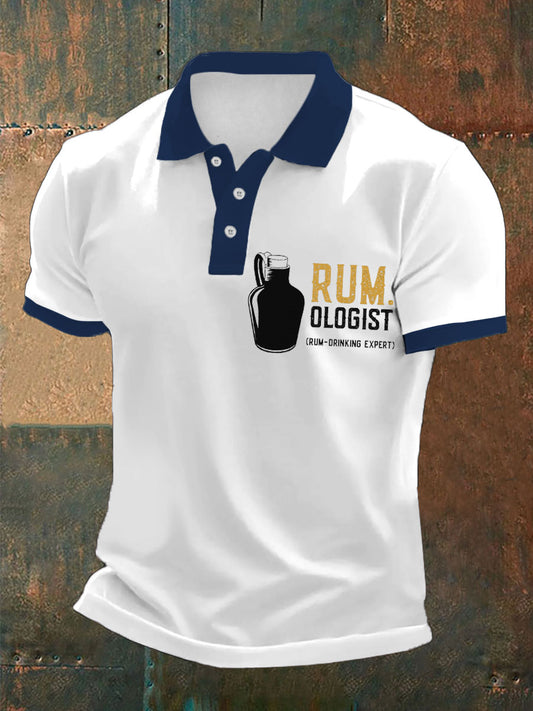 Men's   Rum Lover Printed Casual Tops