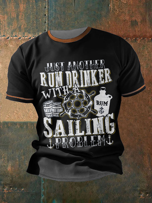Men's   Rum Lover Printed T-shirt