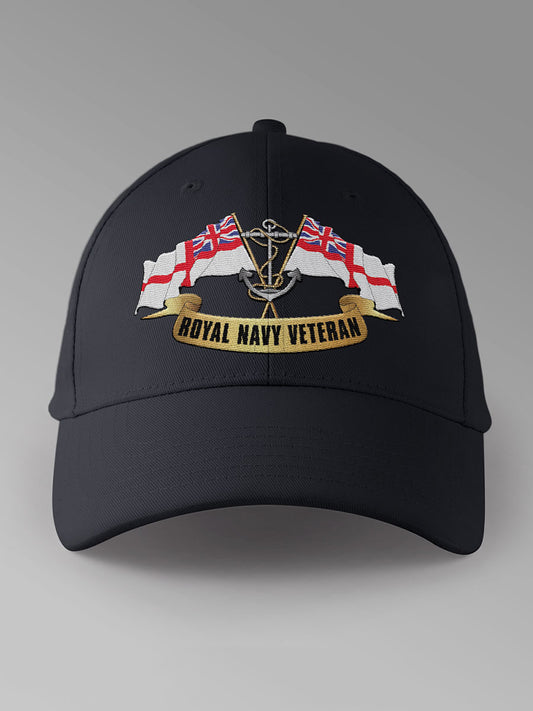 Unisex  Navy Veteran Printed Hat