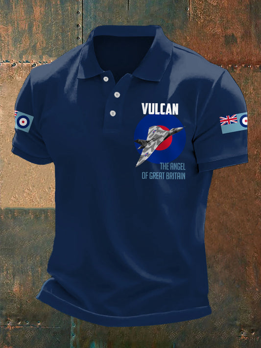 Men's Vintage  Vulcan Print Casual Top