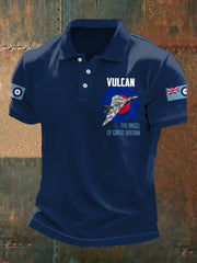 Men's Vintage  Vulcan Print Casual Top