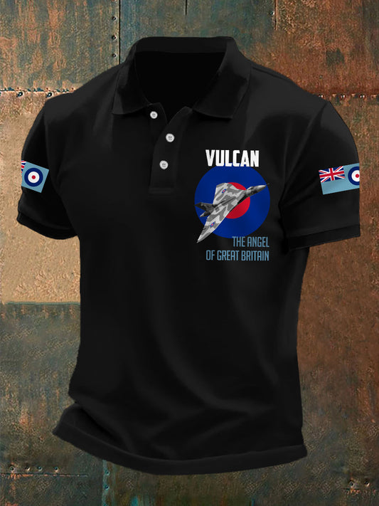 Men's Vintage  Vulcan Print Casual Top