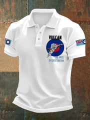 Men's Vintage  Vulcan Print Casual Top