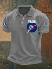 Men's Vintage  Vulcan Print Casual Top