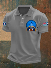 Men's Vintage  Wings Of Freedom Print Casual Top