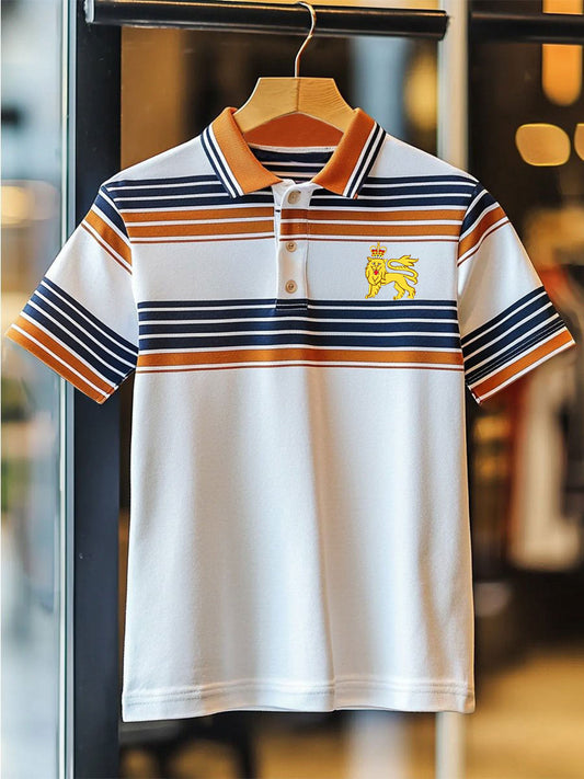Men's Vintage British Crown Casual Shirt