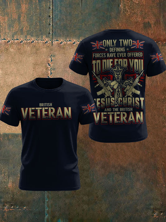 Men's UK Veteran Printed T-shirt