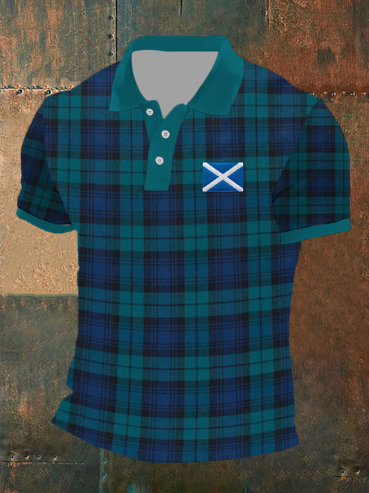 Men's short sleeve polo shirt