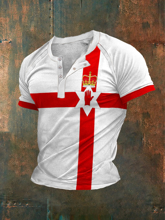 Men's Northern Ireland Print Casual T-Shirt