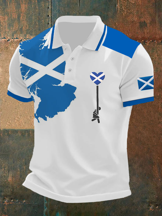 Men's Funny Scotland Highland Games Short Sleeves Top