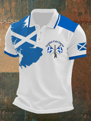 Men's Funny Scotland Highland Games Short Sleeves Top
