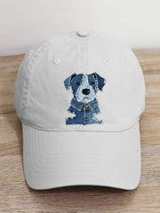 Unisex Dog Pattern Patchwork Art Hat